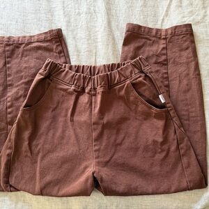 Le Bon Shoppe ARC PANTS - CHOCOLATE size medium